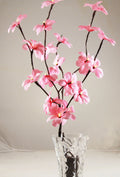 1 Set of 50cm H 20 LED Pink Frangipani Tree Branch Stem Fairy Light Wedding Event Party Function Table Vase V382-PKFRANGISTEMBATT