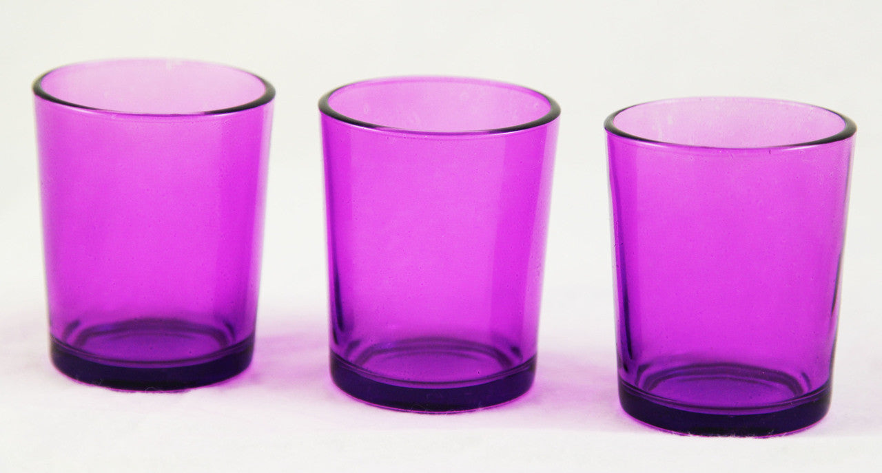 20 Pack Purple Glass Votive Tealight Candle Holders House Party Centrepiece Xmas Wedding Decor Glass V382-PURPCHX20