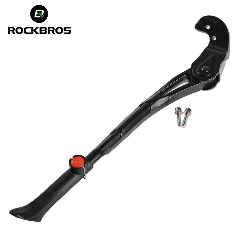 Adjustable Bike Stand One Size Fits All - ROCKBROS Mountain Bike Standard Kick Stand Parking Adjustable 40cm V382-RBKICKSTAND