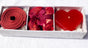 Red Heart Candle Spa Giftset - Red Heart candle, 3 Incense Coils, Pot Porri Satchet in Gift Box V382-REDHRTCOILPORRISET