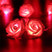 Red Rose battery string fairy light - party night light wedding decoration V382-REDROSEBATT20
