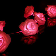 Red Rose battery string fairy light - party night light wedding decoration V382-REDROSEBATT20