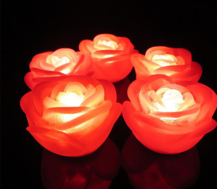Red Rose battery string fairy light - party night light wedding decoration V382-REDROSEBATT20