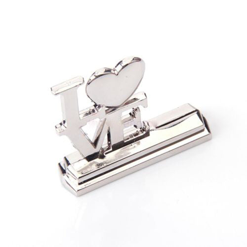 Wedding Name Card Place Stand Silver LOVE Letters - Wedding Anniversary or Engagement Party 10 pack V382-SILLOVELETTERSTAND