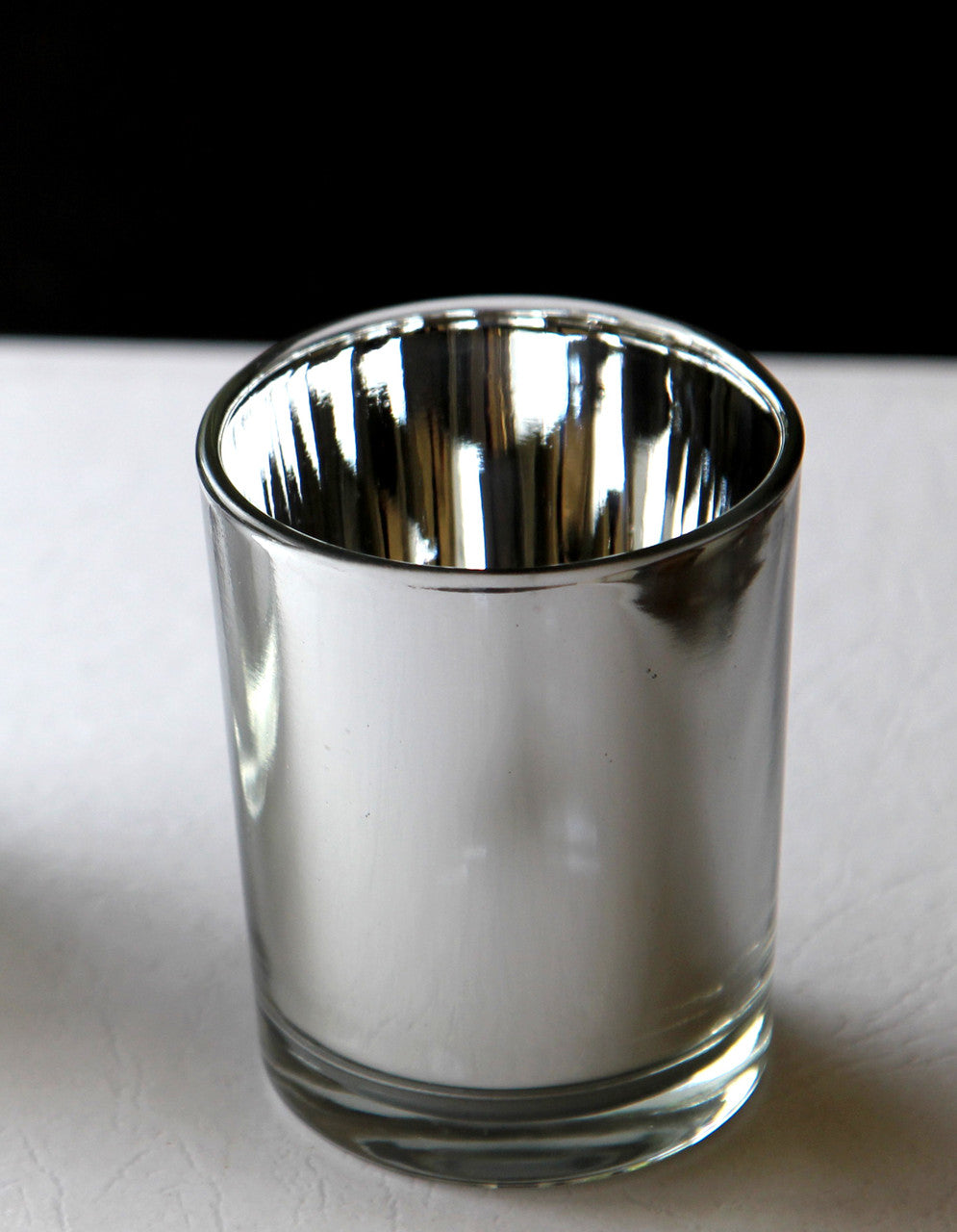 10 Pack Silver Mercury Glass Votive Candle Holders Set For Wedding, Bridal And Baby Shower, Party Function or V382-SILX10