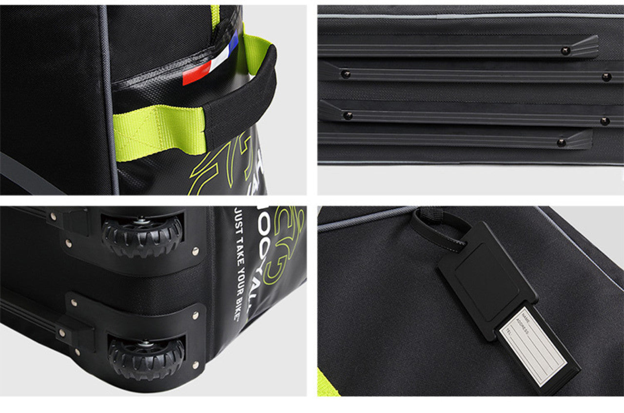 NOOYAH - SPORTACE Bike Plane Travel Soft Shell Case Bag Mountain BMX Tourer Road Bike - BK0088 125cm x 80cm - V382-SPORTACEBK008