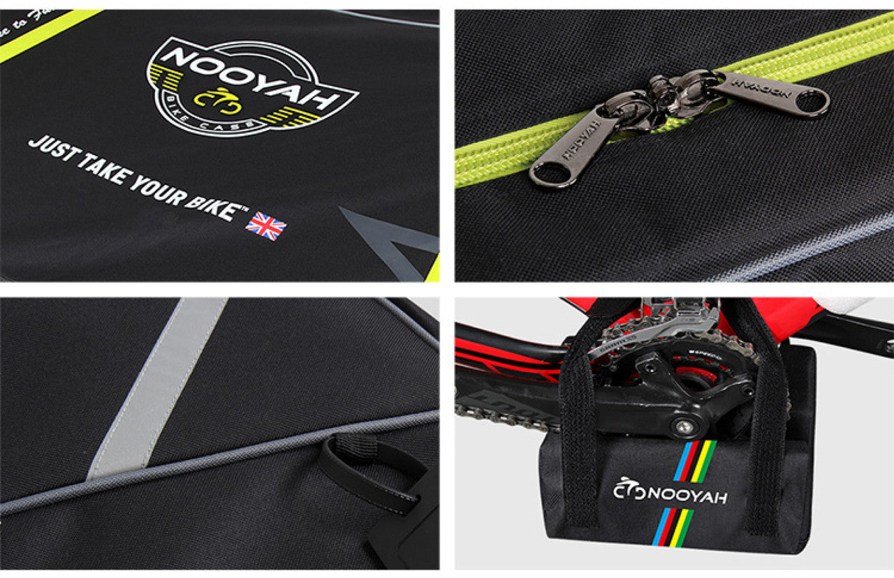 NOOYAH - SPORTACE Bike Plane Travel Soft Shell Case Bag Mountain BMX Tourer Road Bike - BK0088 125cm x 80cm - V382-SPORTACEBK008