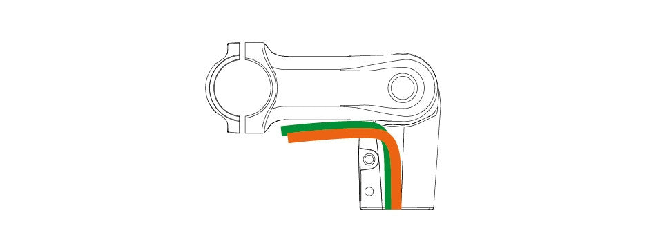 Satori UP2 Plus Ebike Height Adjustable Stem MTB Mountain Cable Hide V382-UP2STEM
