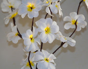 1 Set of 50cm H 20 LED White Frangipani Tree Branch Stem Fairy Light Wedding Event Party Function Table Vase V382-WHFRANGISTEMBATT