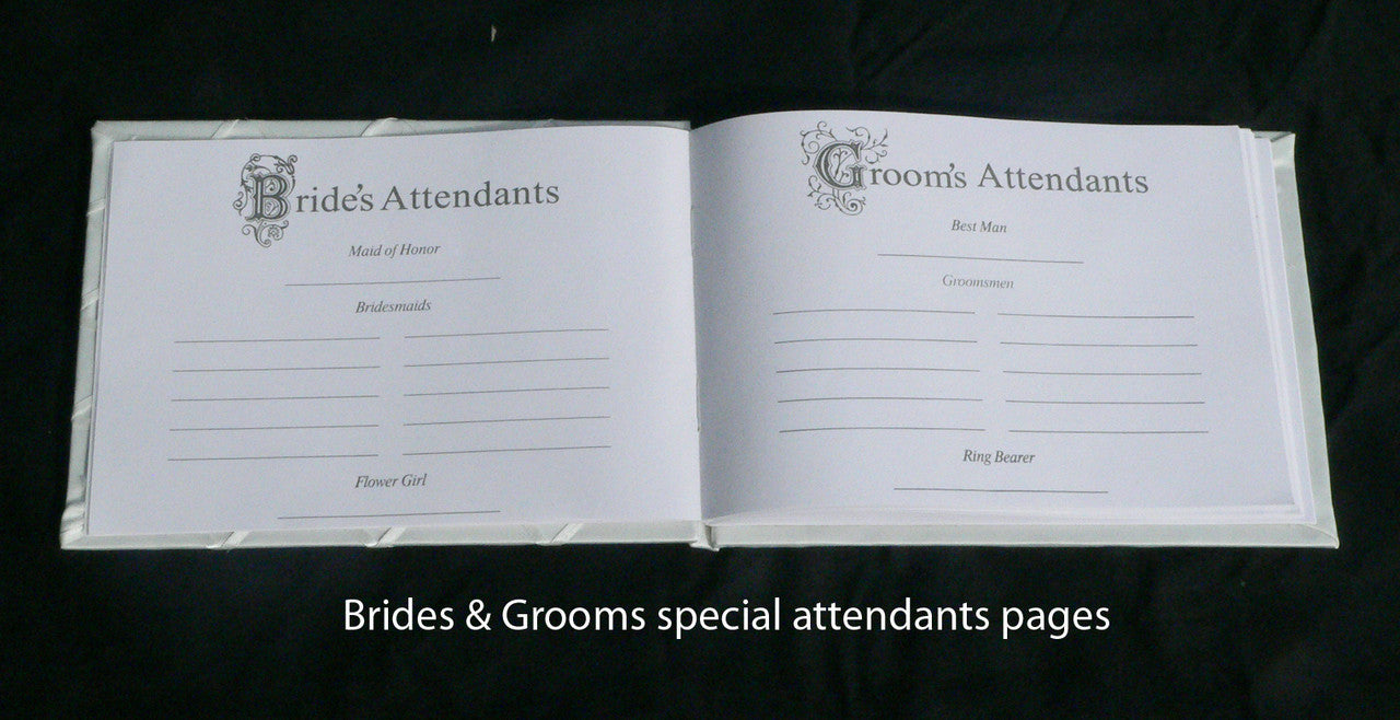 White Wedding Guest Book Register with Silver Pen Matching Stand Set 36 Lined Pages - White Sach Diamante V382-WHSACHGBPEN