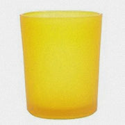 20 Pack Yellow Frosted Glass Votive Candle Holders Table Centreoieces Xmas Wedding Anniversary Event Recption V382-YELLOWFHX20