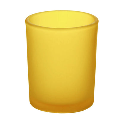 40 Bulk Yellow Frosted Glass Votive Candle Holders Table Centreoieces Xmas Wedding Anniversary Event Recption V382-YELLOWFHX40