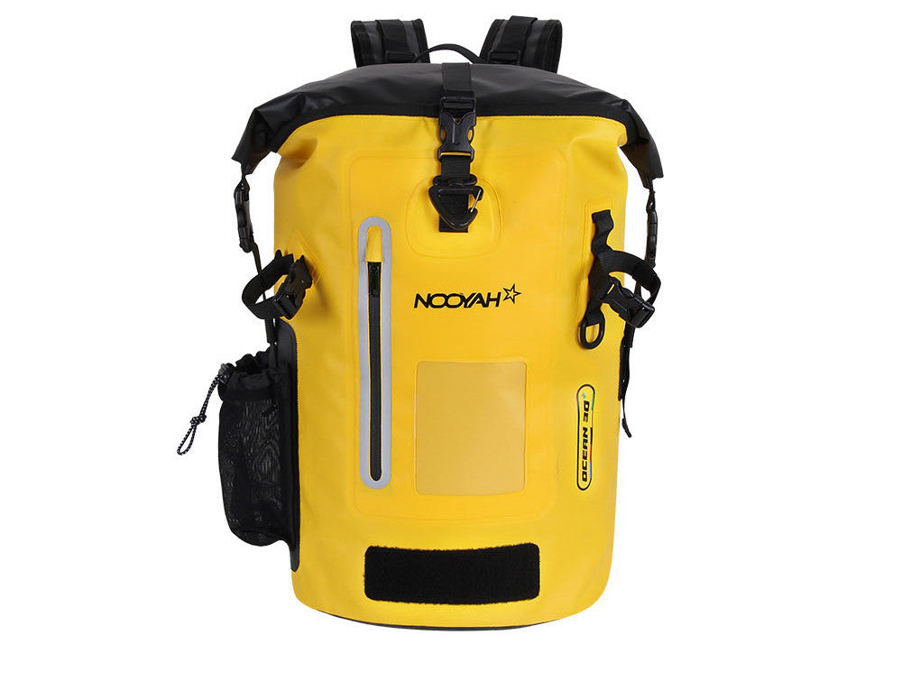NOOYAH IPX8 Waterproof Bike Cycle Outdoor Sports Backpack Double-Layer Waterproof Bag YELLOW V382-YELWIPX8BKPKNOOY