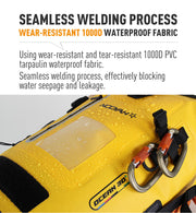 NOOYAH IPX8 Waterproof Bike Cycle Outdoor Sports Backpack Double-Layer Waterproof Bag YELLOW V382-YELWIPX8BKPKNOOY
