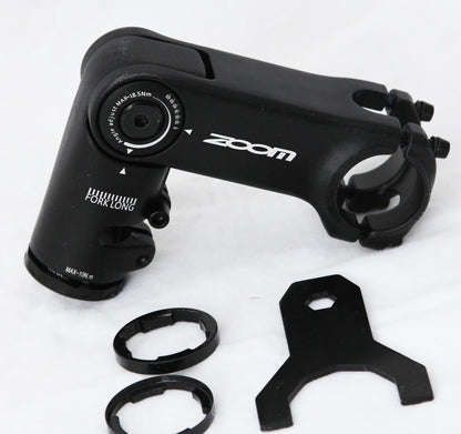ZOOM TDS-D616 Height Adjustable Stem MTB Ebike Mountain Cable Intergration Hide 31.8mm V382-ZOOMTDS616STEM