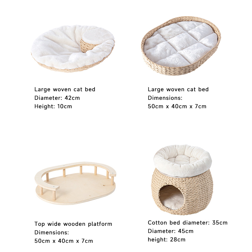 HONEYPOTCAT Cosy Woven Cat Perch - 141.5cm V390-210012PRO