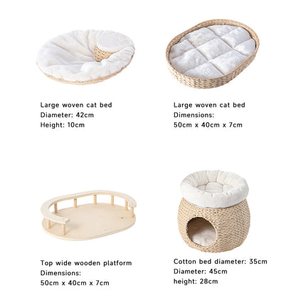 HONEYPOTCAT Cosy Woven Cat Perch - 141.5cm V390-210012PRO