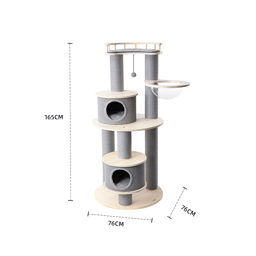 HONEYPOTCAT Majestic Reinforced Multi-Level Cat Tree - 165cm V390-220052PRO