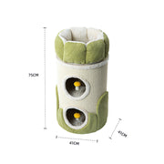 HONEYPOTCAT Arctic Snug Double Sisal Barrel - 75cm V390-220308A