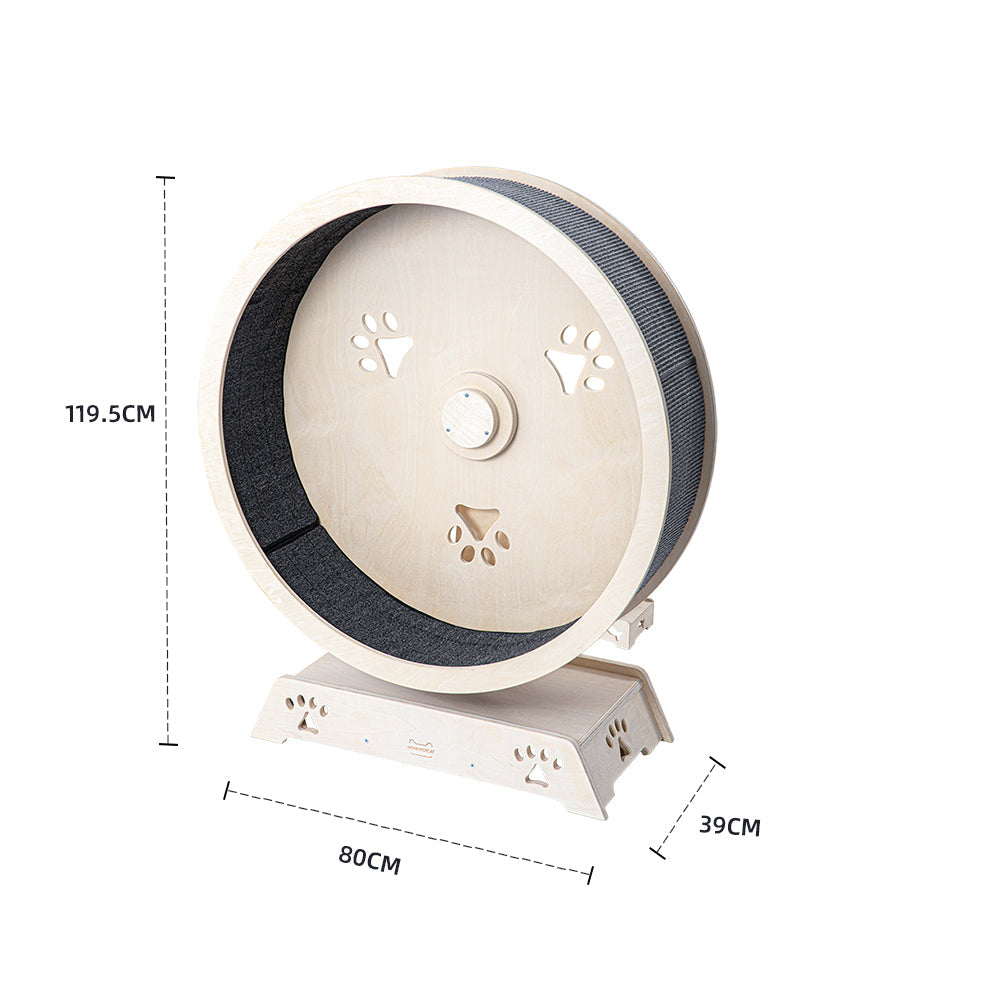 HONEYPOTCAT Fit & Fun Active Runner Wood Cat Wheel - Ultimate 119.5cm V390-220505PRO