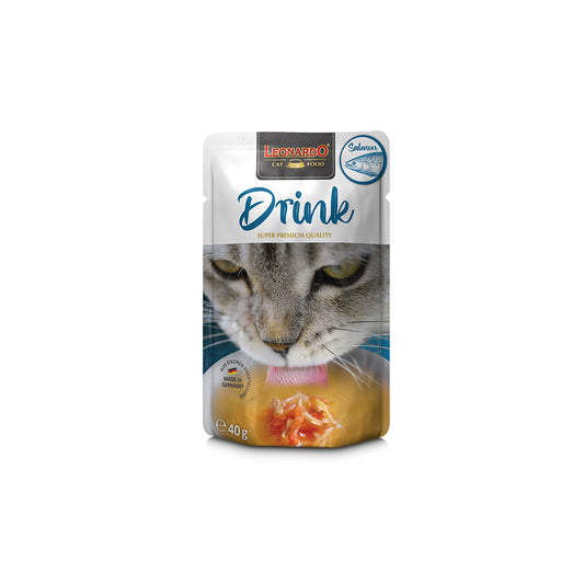 LEONARDO Drink with Salmon Wet Cat Food 40gx20 V390-756625