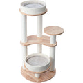 HONEYPOTCAT MZ Simple Joy Wood Cat Tower - Double Delight 110cm V390-AG221122