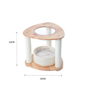 HONEYPOTCAT MZ Simple Joy Wood Cat Tower - Space Pod 52cm V390-AG221122S