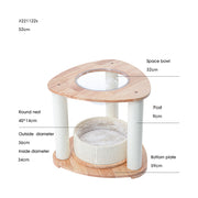 HONEYPOTCAT MZ Simple Joy Wood Cat Tower - Space Pod 52cm V390-AG221122S