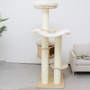 CATIO VINTAGE Solid Wood Cat Climbing Tree Post Scratcher 176cm V390-C2501