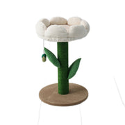 CATIO White Camelia Flower Cat Scratching Tree V390-C7048