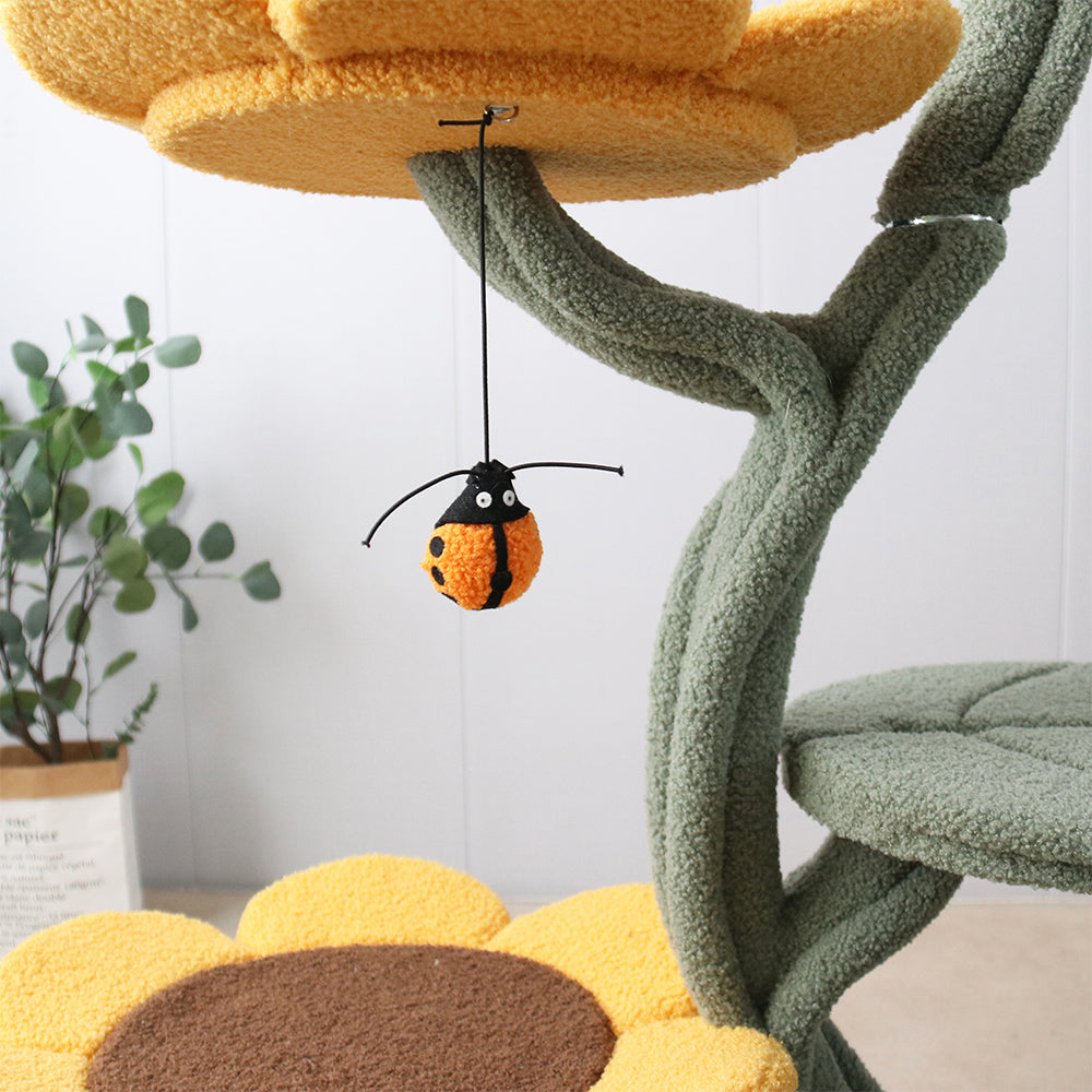 CMISSTREE 5-Level Sunflower Cat Tree V390-C7192
