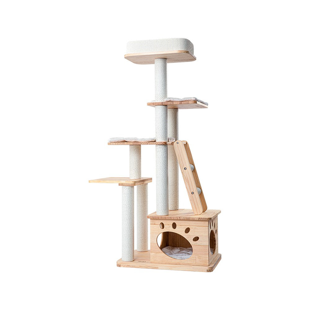HONEYPOTCAT Elegant Wood Retreat - 146cm V390-DE180172