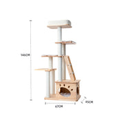 HONEYPOTCAT Elegant Wood Retreat - 146cm V390-DE180172