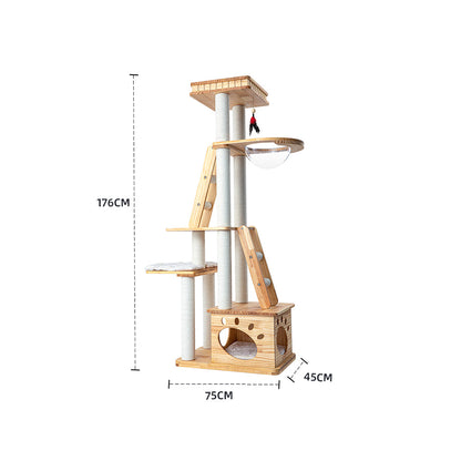 HONEYPOTCAT Majestic Wood Retreat - 176cm V390-DE180172PRO