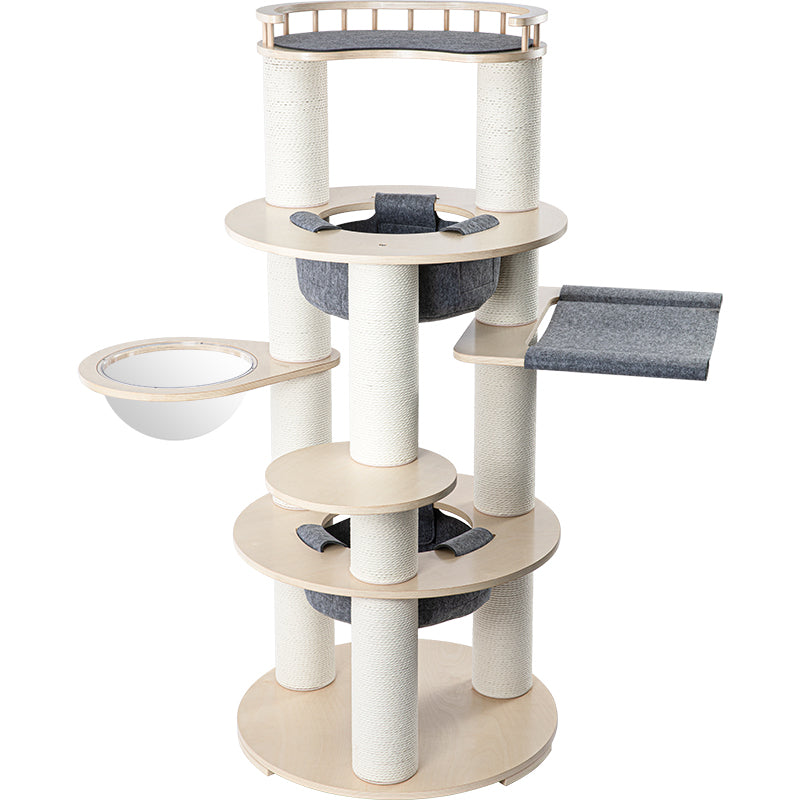 HONEYPOTCAT Harmony Wood Cat Tower - 168cm V390-DE220052PRO