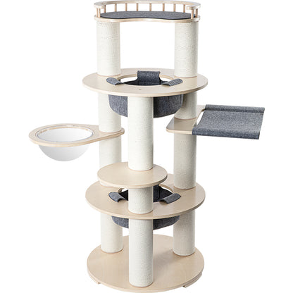 HONEYPOTCAT Harmony Wood Cat Tower - 168cm V390-DE220052PRO