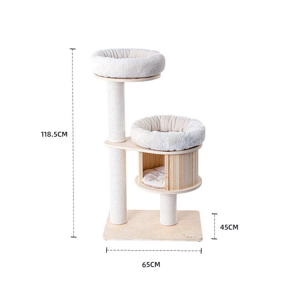 HONEYPOTCAT Classic Solid Wood Perch - 118.5cm V390-DE2501S
