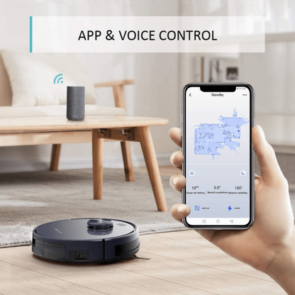 Tesvor S6+ Robot Vacuum Cleaner Mop 2700Pa With Laser Navigation V391-S6PLUS