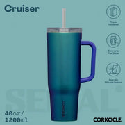 Corkcicle Cruiser - 1.2ltr Matte Black V398-CK-2240MB