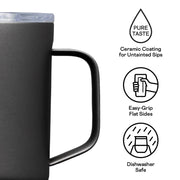 Corkcicle Mug - 500ml Walnut Wood V398-CK-2516PWW