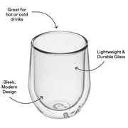 Corkcicle Glass Stemless - Double Pack - Clear V398-CK-7401C