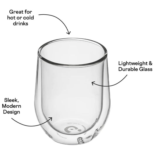 Corkcicle Glass Stemless - Double Pack - Clear V398-CK-7401C