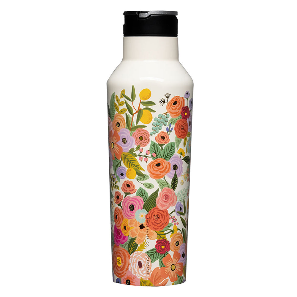 Corkcicle Sport Canteen - 600ml Rifle Paper - Garden Party Cream V398-CK-RP2020GCGP