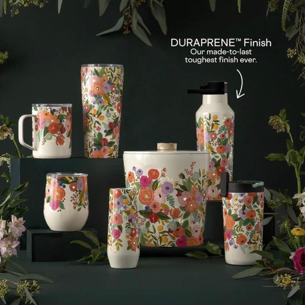 Corkcicle Sport Canteen - 600ml Rifle Paper - Garden Party Cream V398-CK-RP2020GCGP