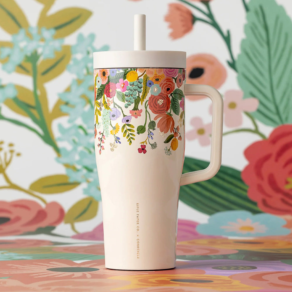 Corkcicle Cruiser - 1.2ltr Rifle Paper - Garden Party Cream V398-CK-RP2240GCGP