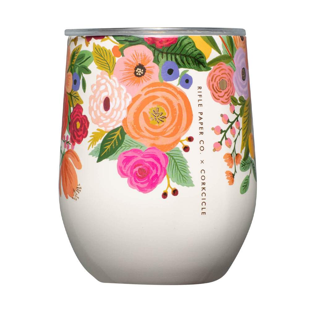 Corkcicle Stemless - 340ml Rifle Paper - Garden Party Cream V398-CK-RP2312GCGP