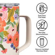 Corkcicle Mug - 500ml Rifle Paper - Garden Party Cream V398-CK-RP2516GCGP