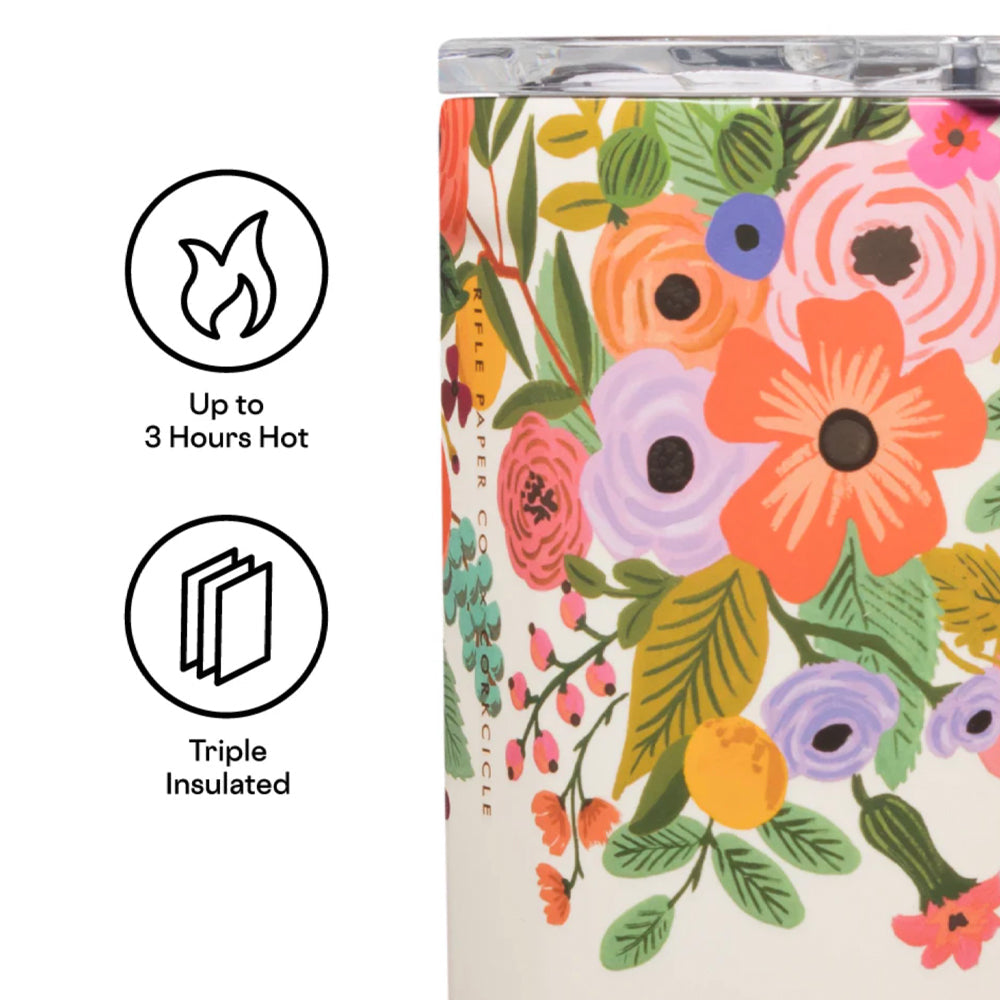 Corkcicle Mug - 500ml Rifle Paper - Garden Party Cream V398-CK-RP2516GCGP