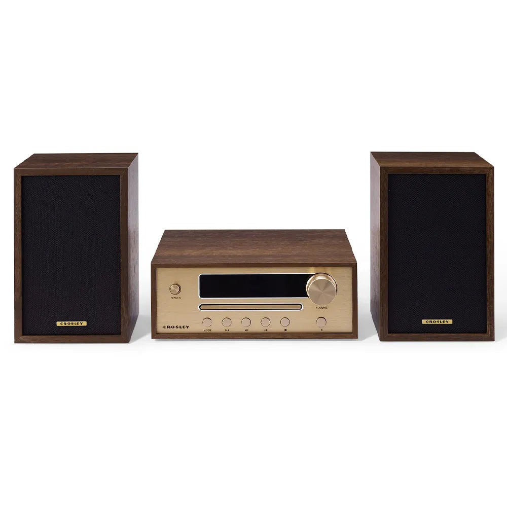 Crosley Parker Radio CD Player - Walnut V398-CR3503A-WA4