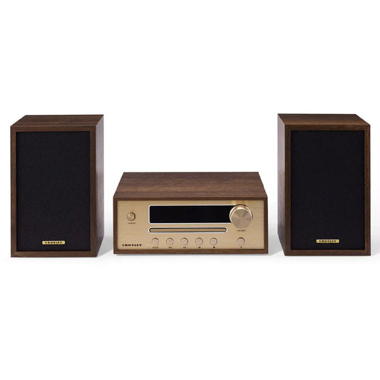 Crosley Parker Radio CD Player - Walnut V398-CR3503A-WA4